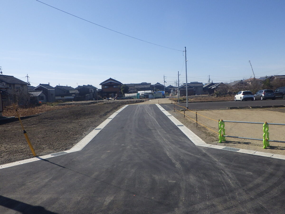 浅小井町内道路整備工事・完了