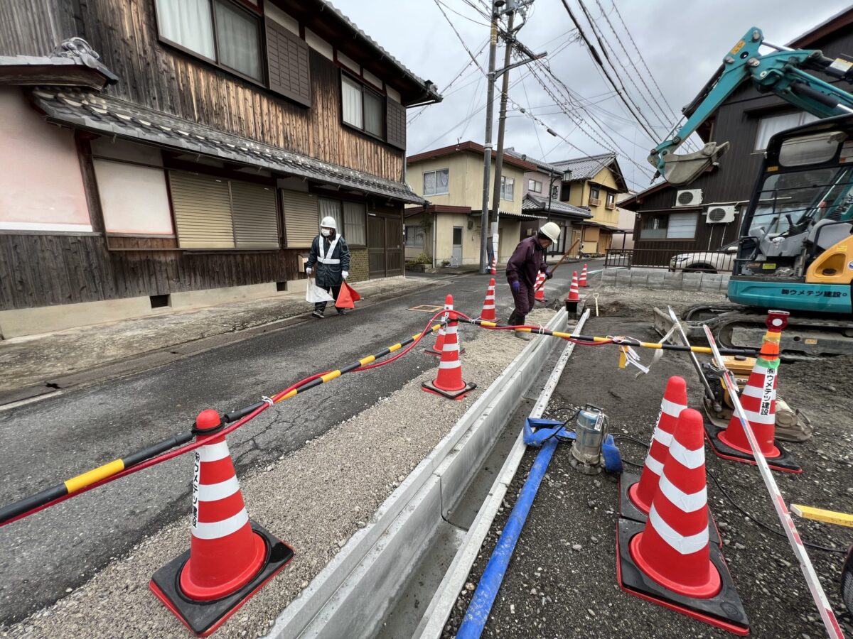 排水路改良工事