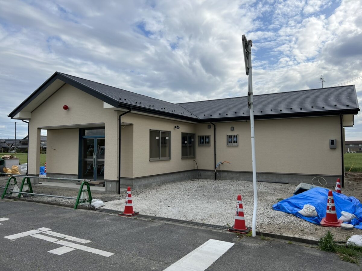 桐原警察官駐在所新築工事　進行中
