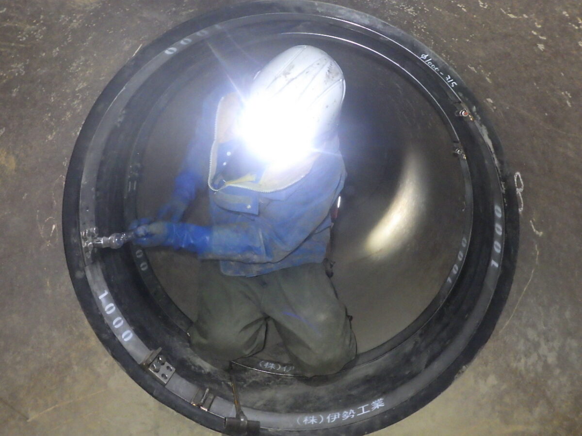 農水管の漏水修理