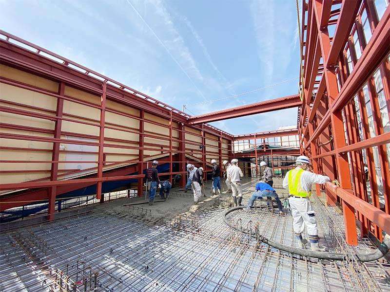 建設現場の様子