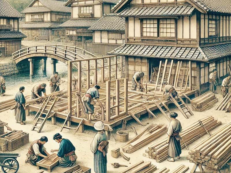 建設現場のイラスト