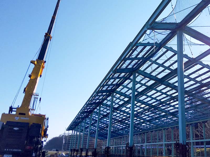 建設現場の様子