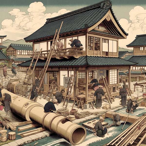 建設、水道、土木、修繕すべてがわかるイラスト