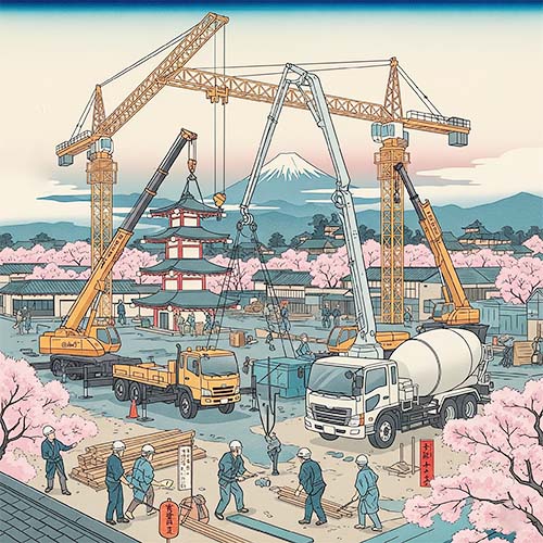 工事現場のイラスト