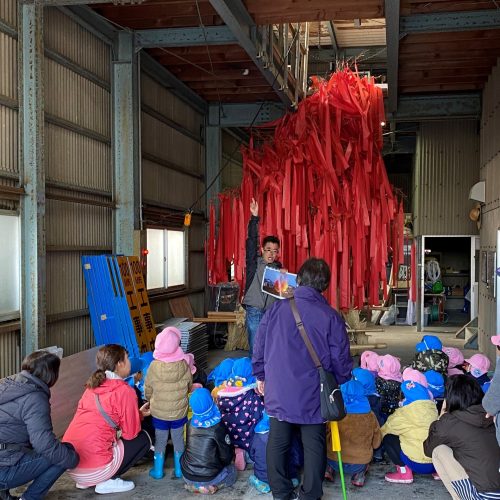 左義長見学 2020.1.8